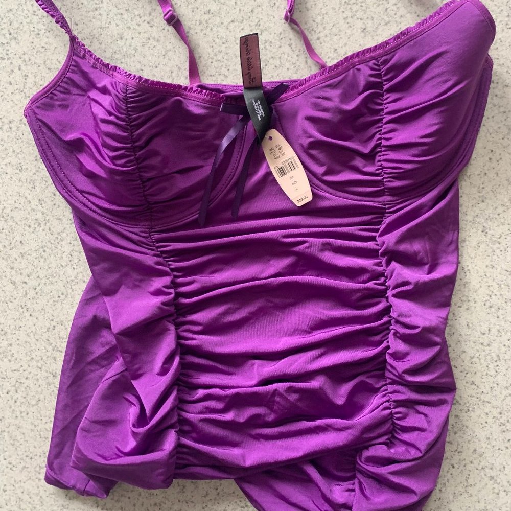 Bustier top and thong set